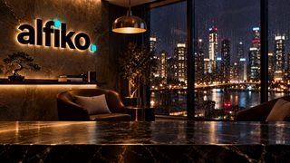 Real estate virtual studio background by Alfiko Studio
